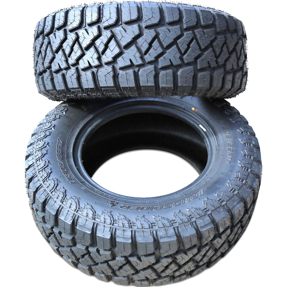 Tire Landspider Wildtraxx R/T LT 305/65R17 Load E 10 Ply RT Rugged Terrain - Image 4 of 4