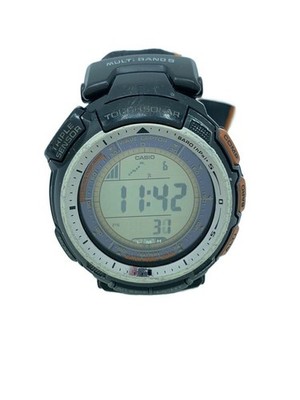 CASIO PRW-1300GBJ PROTREK Digital Black Watch Excellent JAPAN