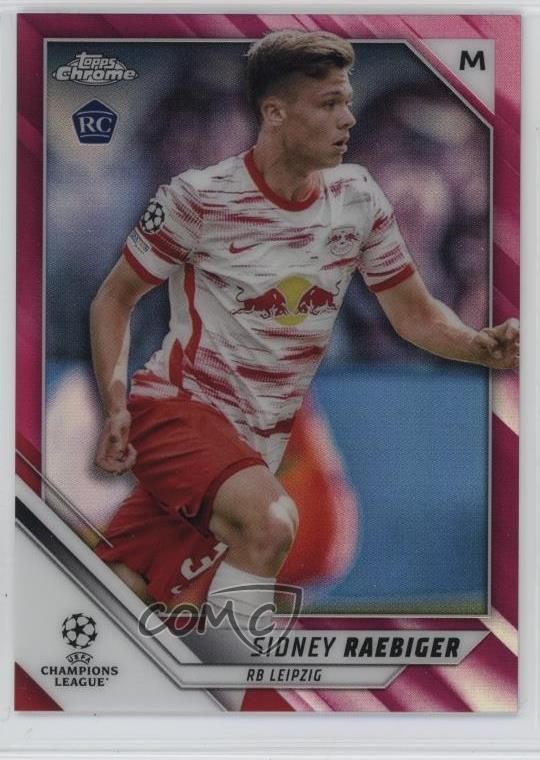 2021-22 Topps Chrome UCL Pink Refractor /175 Sidney Raebiger #60 1s7g