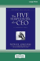 Patrick Lencioni | The Five Temptations Of A Ceo | Taschenbuch | Englisch (2011)
