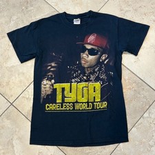 Tyga Careless World Tour 2012 Shirt Men S Black Gildan Heavy Cotton Short Sleeve