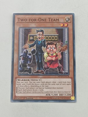 Yu-Gi-Oh Einzelkarte Two-for-one Team bespielt