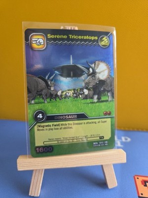 Dinosaur King Serene Triceratops DKTA 018/100 englisch Holo Near Mint