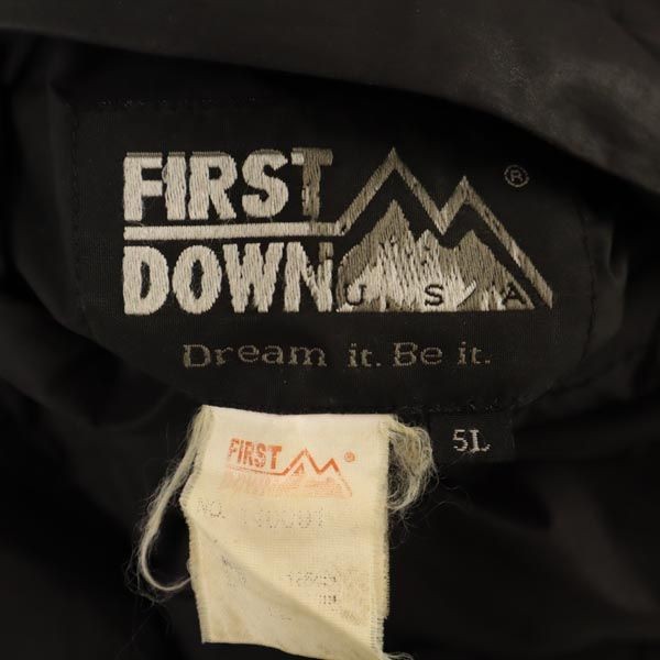 FIRSTDOWN reversible Down jacket 5L Black series … - image 9