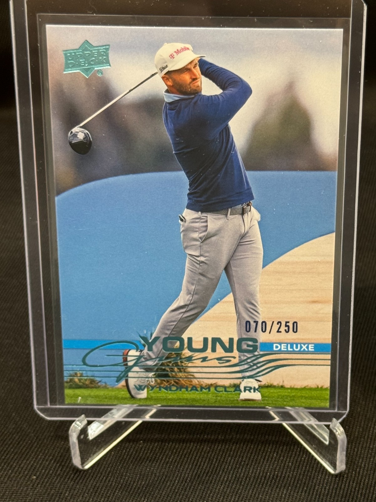 Upper Deck 2026 Wyndham Clark Young Guns Deluxe #103 /250 Golf Rookie