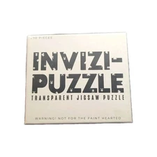 Invizi Puzzle 300 Piece Invisible Transparent Jigsaw Puzzle Sealed