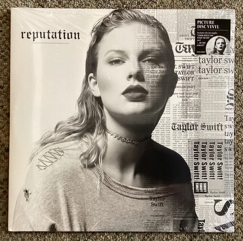 Taylor Swift - Reputation - 2017 Picture Disc Press M/NM Sealed w/Hype Sticker