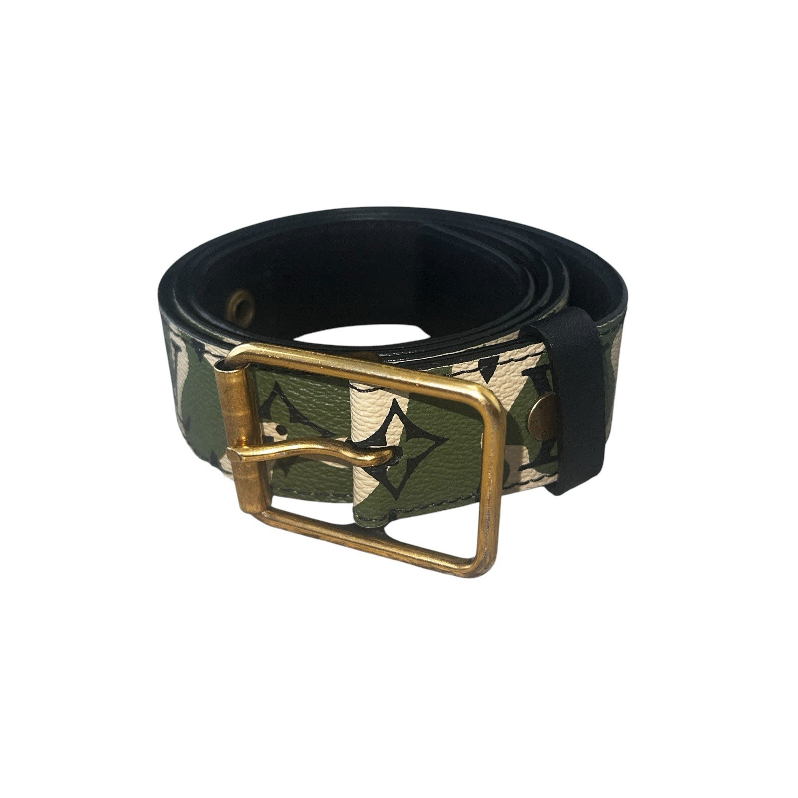 Louis Vuitton 2008 Monogramouflage Ceinture Murakami Camo Belt image 9