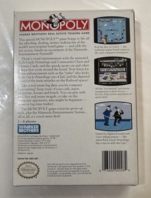 NES Monopoly (1991) Complete In Box w/manual Sleeve & Foam Protector