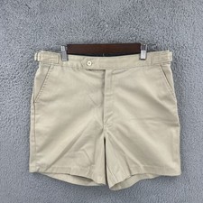 Vtg Jantzen Womens 34 32 Beach Shorts Khaki Shorts Made In USA 1960s 1970s EUC