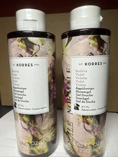 2-PACK KORRES VIOLET Shower Gel 8.45 oz / 250ml New SEALED