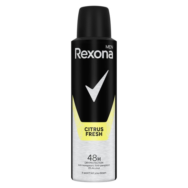 Rexona Men Stay Fresh Citrus 150 Ml Antitranspirant Spray Deo Herren-image