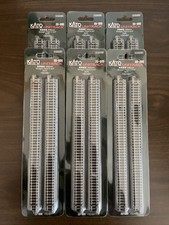 Lot of 6 Kato 20-000 N Gauge Unitrack 248mm 9 3/4 Straight Track 4pcs