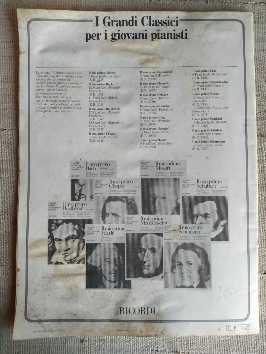 Il Mio Primo Bach - Fascicolo Con 11 Pezzi Facili Per Pianoforte - Foto 8