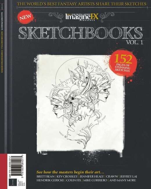 ImagineFX SKETCHBOOKS Vol 1 Sketches From The Best Fantasy Artists 4th Edit @NEW