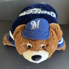 Pillow Pets Milwaukee Brewers Bear Plush Pillow Bear 
