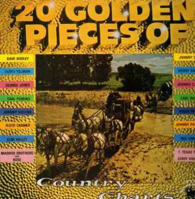 LP Johnny Cash / Benny Barnes / Jeannie C. Riley 20 Golden Pieces Of Country Ch