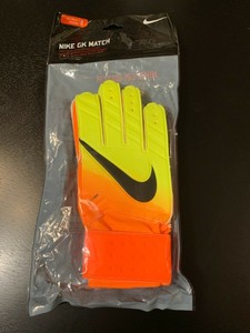 black and orange nike goalkeeper gloves