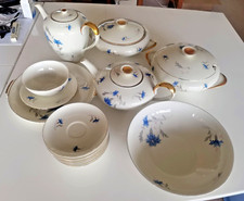 55x R KPM Krister Königlichen Porzellanmanufaktur (Rosenthal) Kornblume Goldrand