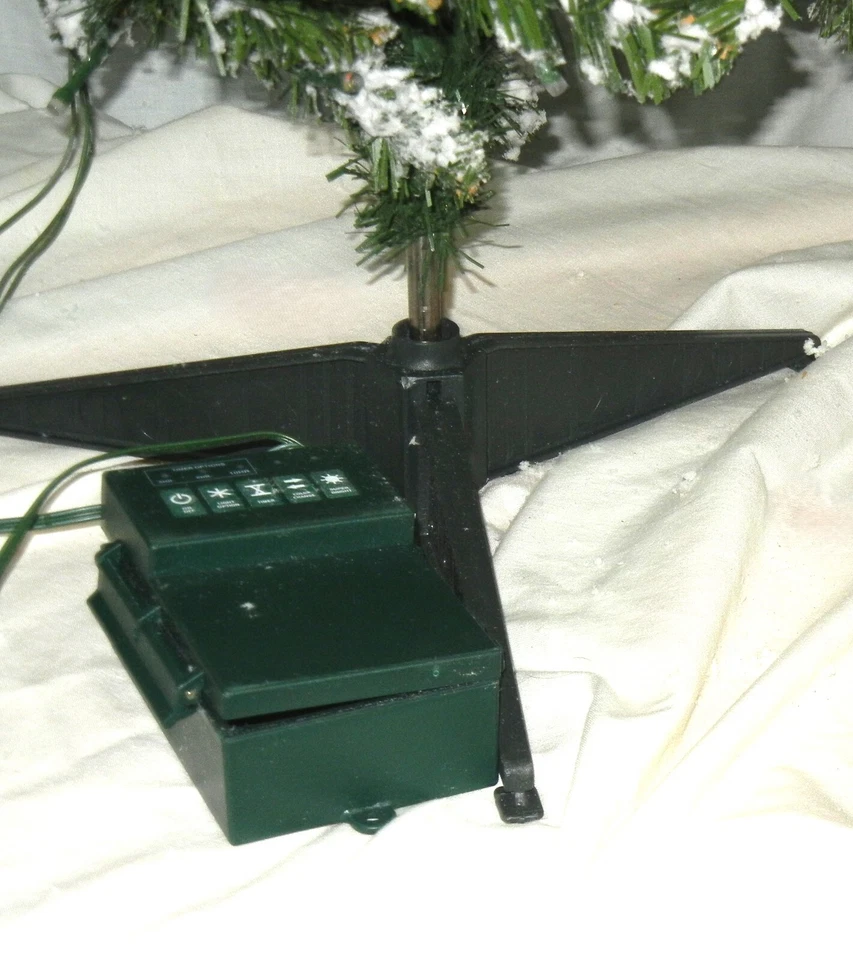 LUCES DE BELÉN por VALERIE Preiluminado Blanco Flocado Árbol de Navidad 3 pies REMOTO Foto 3 de 4