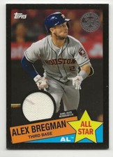 2020 Topps Series 2 ALEX BREGMAN 1985 All-Star Relic BLACK 112/199 Astros Jersey