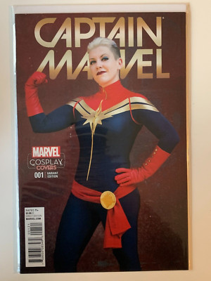Captain Marvel #1 NM 1:15 COSPLAY RETAILER INCENTIVE Variant