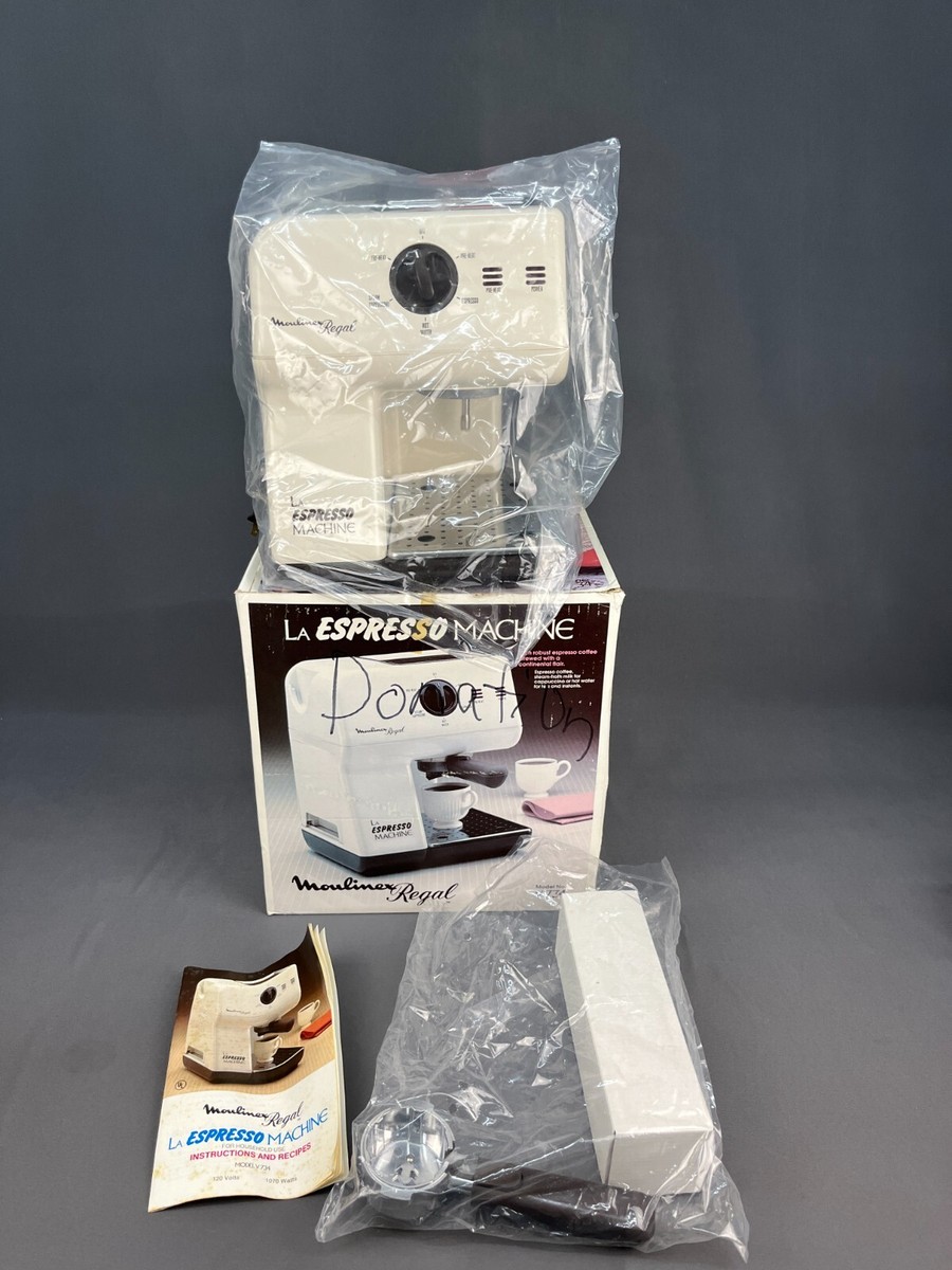 NEW NOS Vtg Moulinex Regal LA Espresso Machine Model V734 - Made