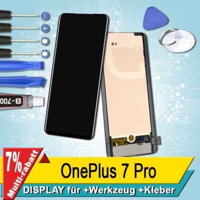 Display Für OnePlus 7 Pro Bildschirm OLED Schwarz+