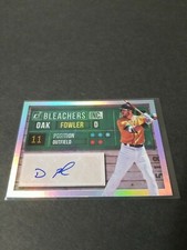 2019 Panini Donruss Bleachers Inc Dustin Fowler #BI-DF Auto- OAKLAND 