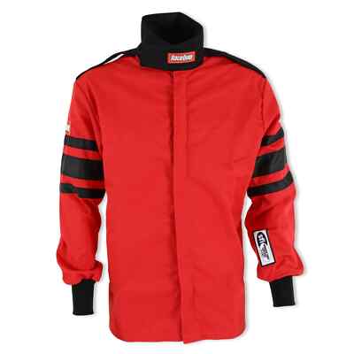 RaceQuip Single Layer Fire Suit Jacket Red - Medium