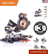 Evolution 10-Inch Sliding Compound Miter Saw - Multi-Material Precision Cutting