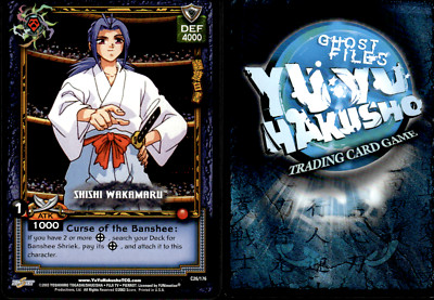 Yu Yu Hakusho TCG Shishi Wakamaru Common Card Ghost Files Unlimited C26/176