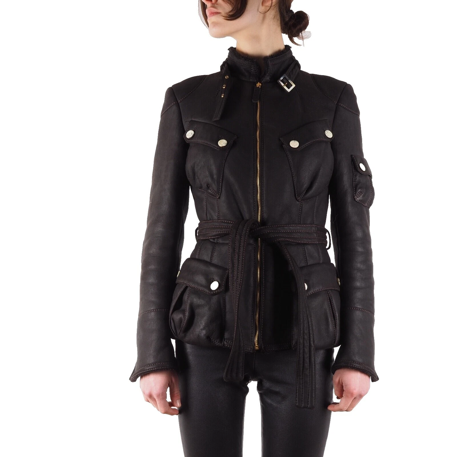 Motocicleta Roberto Cavalli Casacos, jaquetas e Coletes para mulheres