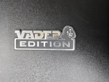 Vader Edition Black And Silver Custom Acrylic Car Emblems