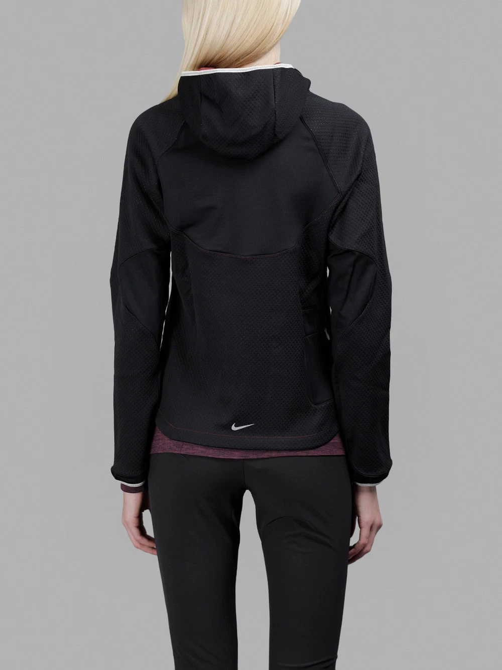 Felpa con cappuccio NikeLab x Undercover Gyakusou in pile TAGLIA SCEGLI 910881 010 felpa con cappuccio