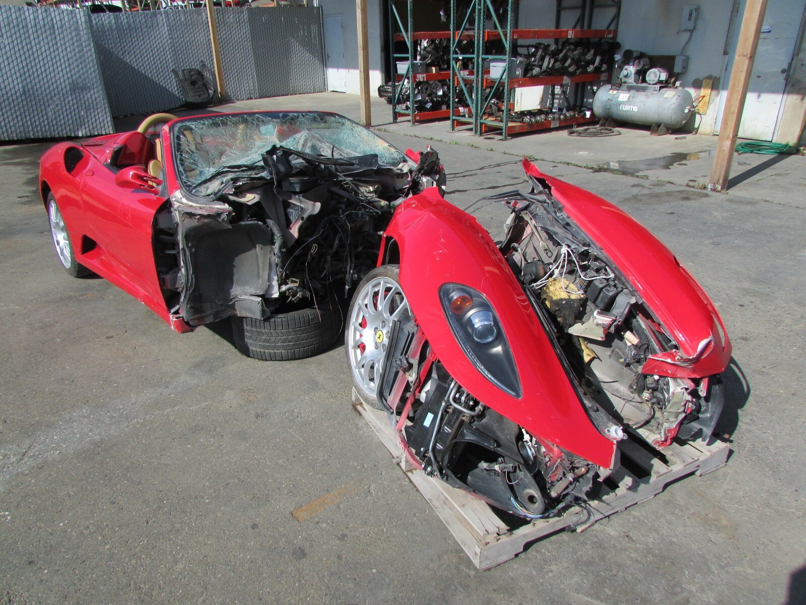Ferrari F430, Spider, Air Cleaner, Slightly Dented, Used, P/N 191204