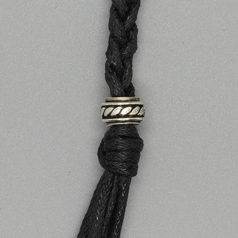 Anillo De Pelo Dreadlock De Plata Esterlina 25 Biker Vikingo Celta Pagano