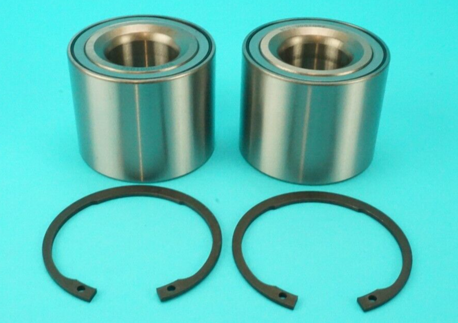 2 x Sealed Wheel Bearings 75mm & Circlips for Ifor Williams Trailer 92