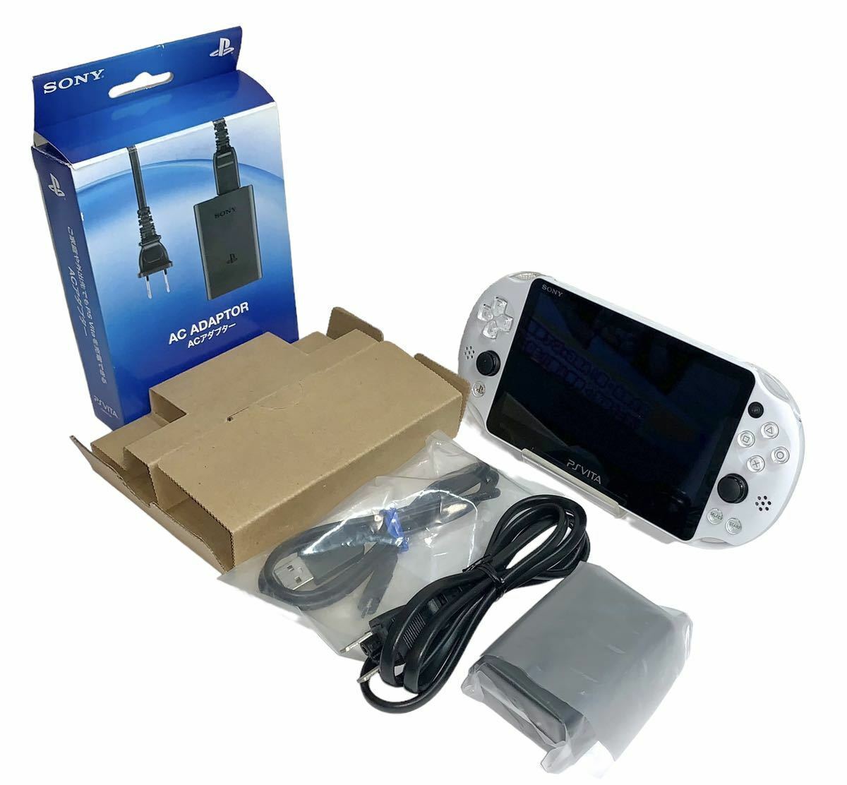 PS PlayStation Vita Fate EXTELLA Edition Glacier White Console Good Working