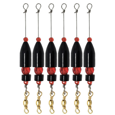 Reaction Tackle Carolina Rig/Brass Ready Rig - 6 Pack