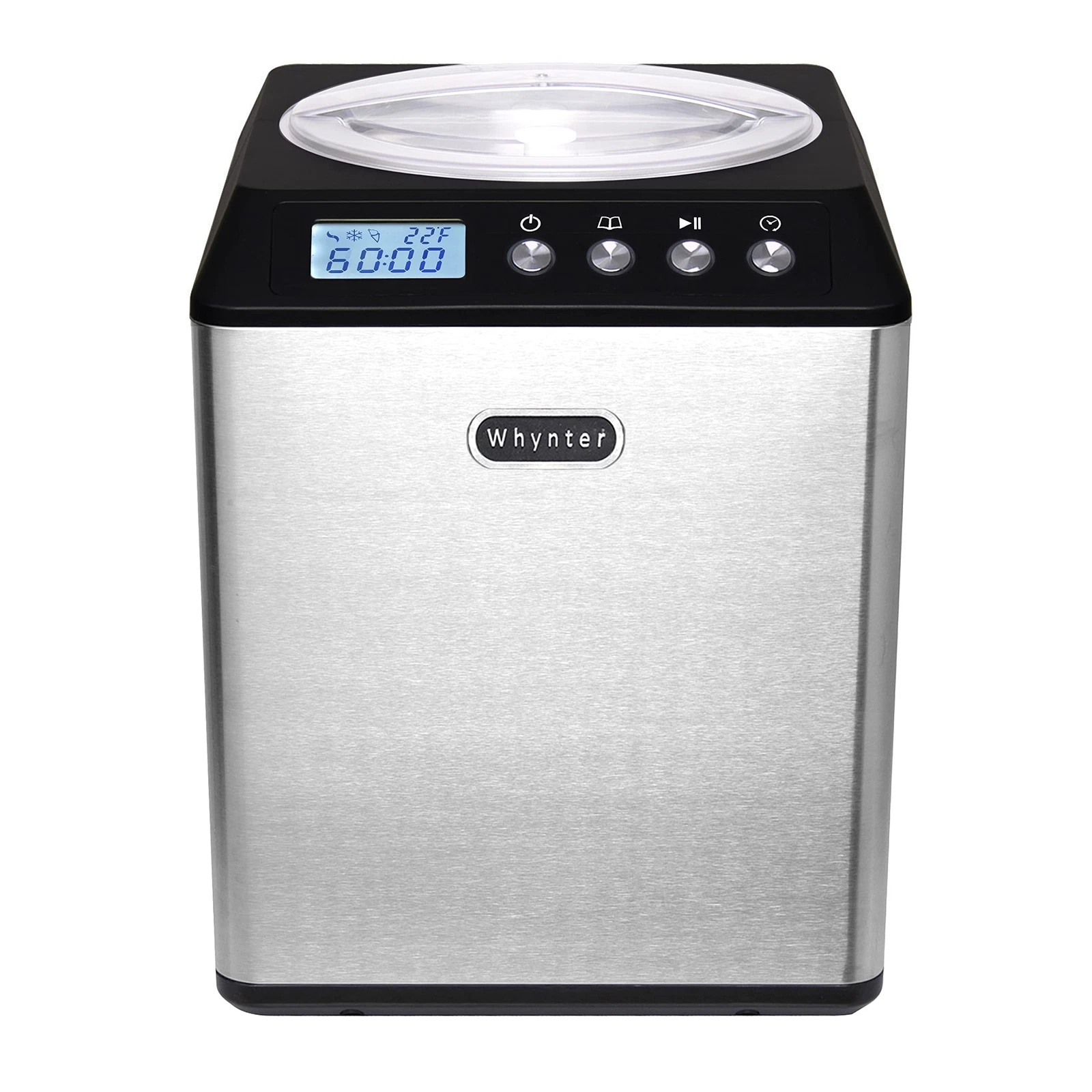 Whynter ICM-201SB 2.1 Quart Capacity Upright Automatic Compressor Ice Cream M...