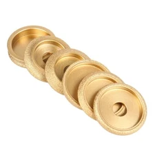 75mm 3" Brazed Diamond Grinding Wheel Profile Abrasive Disc Stone Angle Grinder 