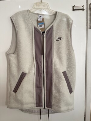 Nike Sportswear Sport Essentials Fleece Vest Runners  Size DD5025-072  M-Tall