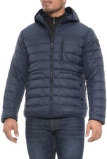 Pajar 252651 Mens Karl Downfill Down Puffer Jacket Navy Size Small