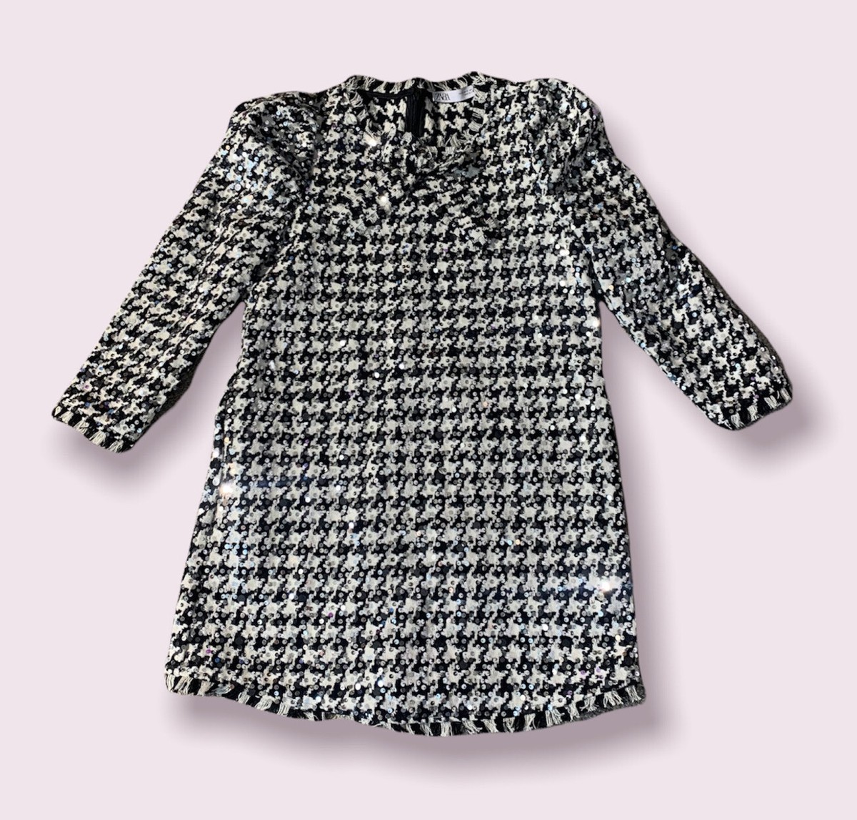 houndstooth sequin dress HOUNDSTOOTH SEQUIN SARI-DRAPE GOWN  dash and dot