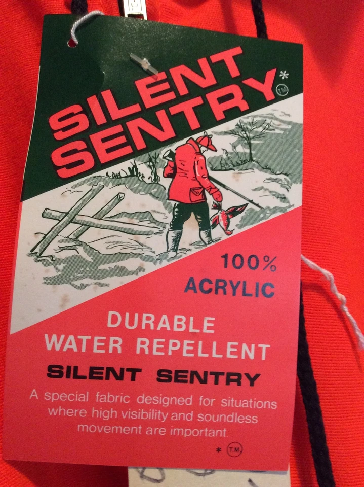 Silent Sentry Parka/Jacket Wind Breaker With Hood X-L Water Repellent NOS  - Image 3 of 4