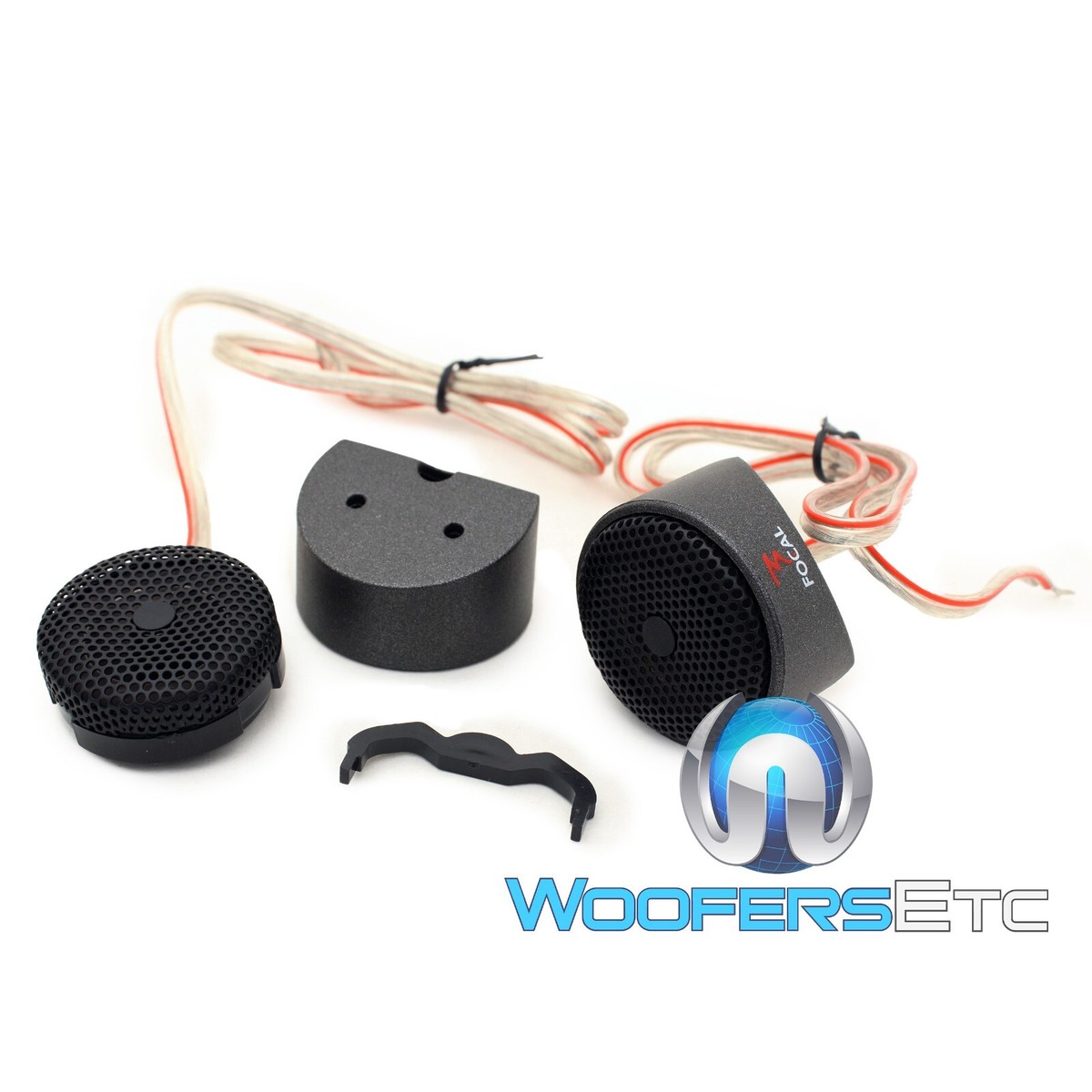 PAIR TWFA FOCAL CAR AUDIO TWEETERS FROM FLAX POLYGLASS COMPONENT