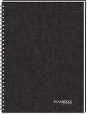 Cambridge Notebook, Business Notebook, 8" x 5", 80 Sheets, Legal Ruled