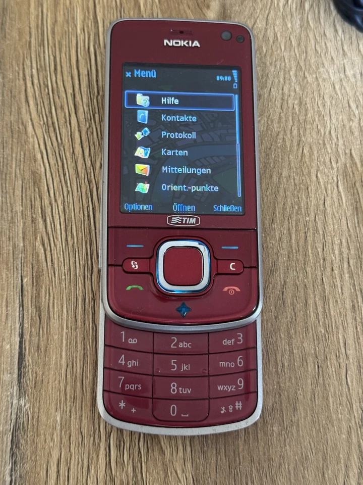 Nokia 6210 Navigator Rot Sehr Gut - Bild 2 von 4
