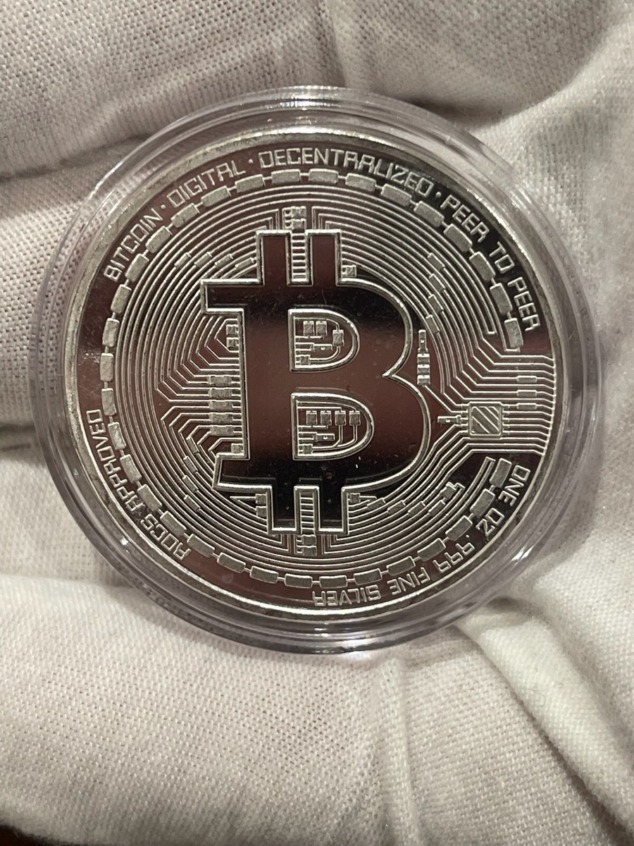 2022 Bitcoin 1 oz .999 fine Solid silver commemorative AOCS